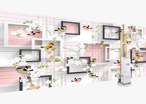3d Negative Pressure Direct To Wall Printer Multispeed Automatic Ink Supply
