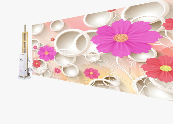 62kg 720x2880Dpi Vertical Printer Wall Decor , Wall Painting Machine Automatic
