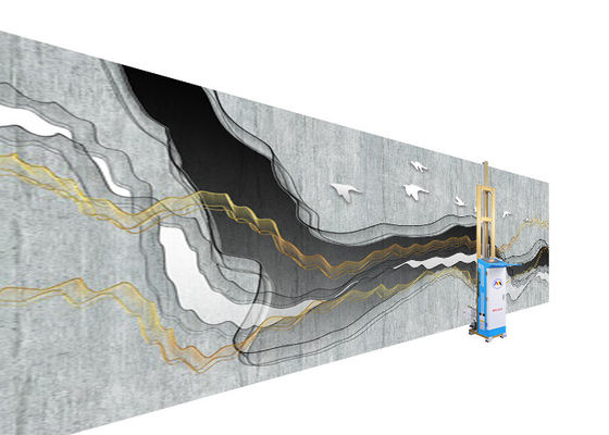 Water Based Ink 3D Wall Inkjet Printer Machine 2m Printing Height