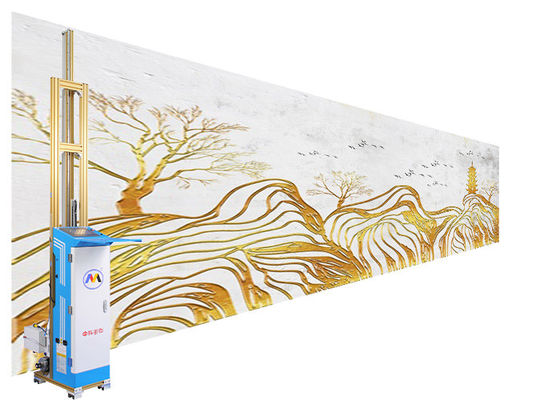 380W 3d Wall Painting Printer , 47HZ-63HZ Wall Mural Printer Machine