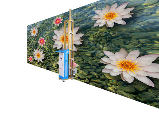 2880dpi Accuracy Vertical Wall Printing Machine , 3d Printer For Wall Painting