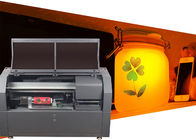LED UV Lamp CMYKW Bottle Label Printer Printhead Auto Cleaning USB 3.0 720 - 1220 Dpi