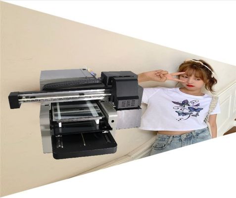 110v Small CMYKW 5 Colors Usb Flatbed Digital Printer