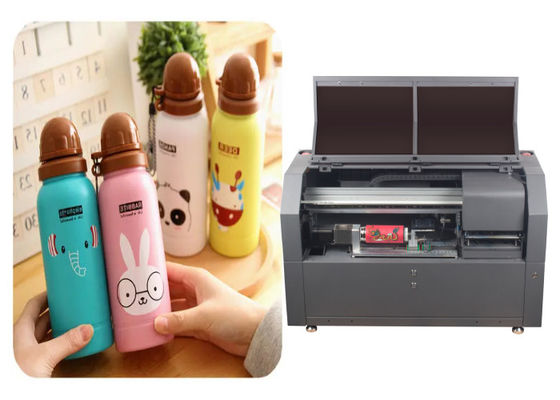 Automatic Cmykw Cylinder Uv Printer 5 Colors Bottle Label Painting Printing Length 150-300mm