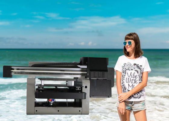 ZKMC CMYKW USB Digital T Shirt Uv A3 Flatbed Printer